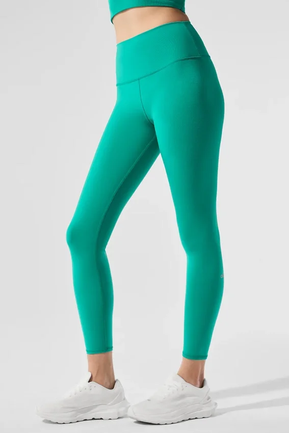 7/8-Airbrush Legging met High-Waist-taille - Spruce Green