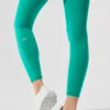 7/8-Airbrush Legging met High-Waist-taille - Spruce Green