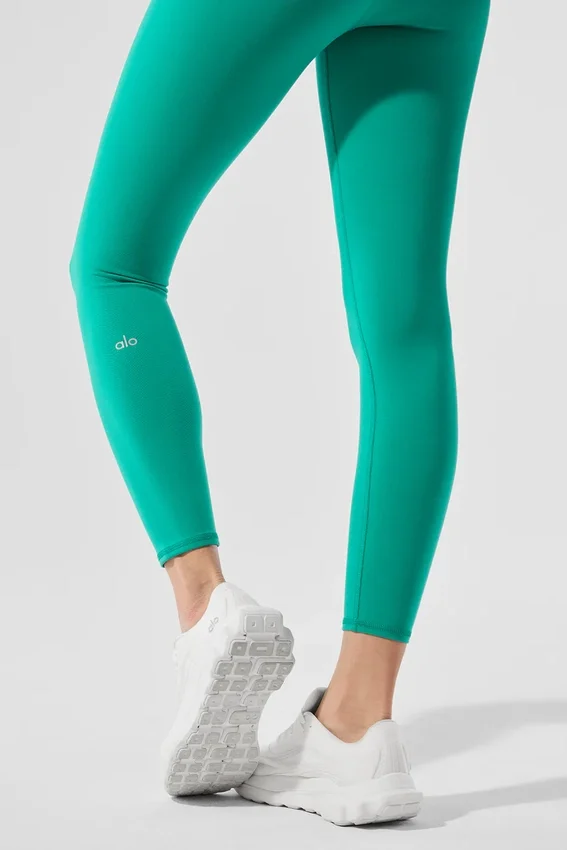 7/8-Airbrush Legging met High-Waist-taille - Spruce Green