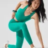 7/8-Airbrush Legging met High-Waist-taille - Spruce Green