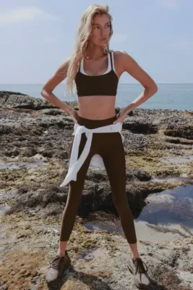 7/8-High-Waist Airlift Legging - Espresso