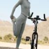 7/8-lengte High-Waist Airbrush Legging - Lunar Grey