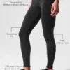 7/8-lengte High-Waist Airbrush Legging - Zwart