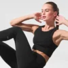 7/8-lengte High-Waist Airbrush Legging - Zwart