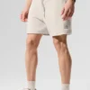 7" Coastal badstofkorte broek - Bone