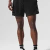 7" Coastal Terry-korte broek - Zwart