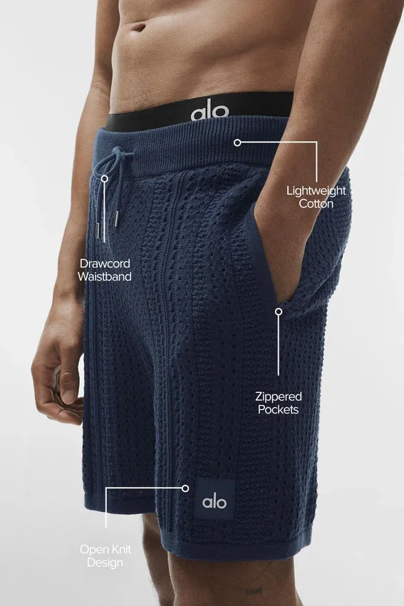 7" Coastline Korte broek - marineblauw