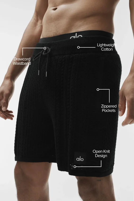 7" Coastline Korte broek - Zwart