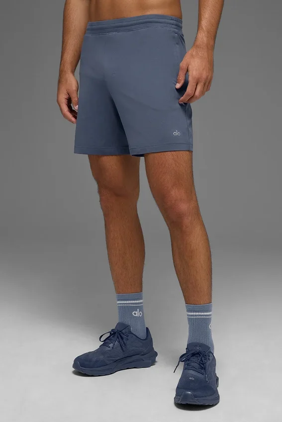 7" Conquer React Performance Korte broek - Bluestone