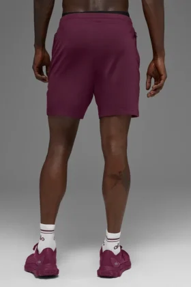 7″ Conquer React Performance Korte broek – Bordeaux