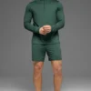7" Conquer React Performance-korte broek - Clover Green