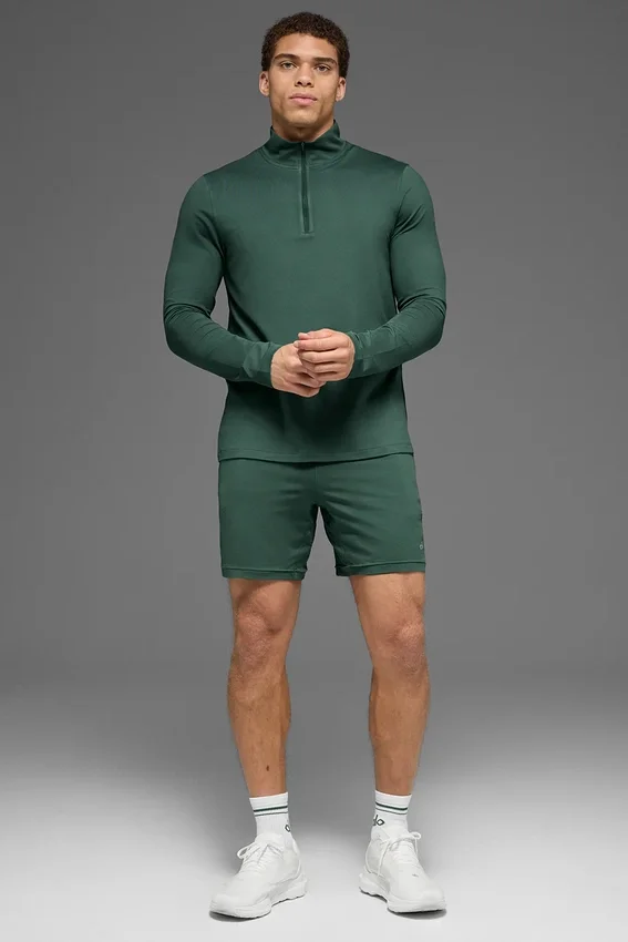 7" Conquer React Performance-korte broek - Clover Green