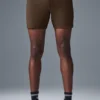 7" Conquer React Performance-korte broek - Espresso