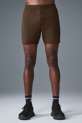 7" Conquer React Performance-korte broek - Espresso
