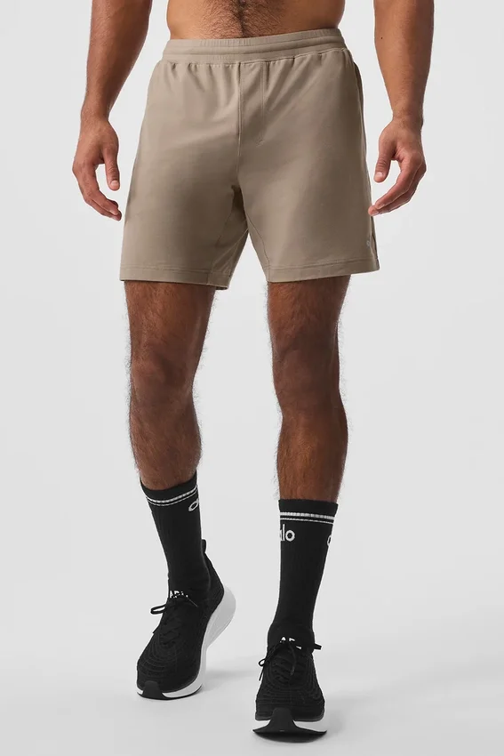 7" Conquer React Performance-korte broek - Gravel