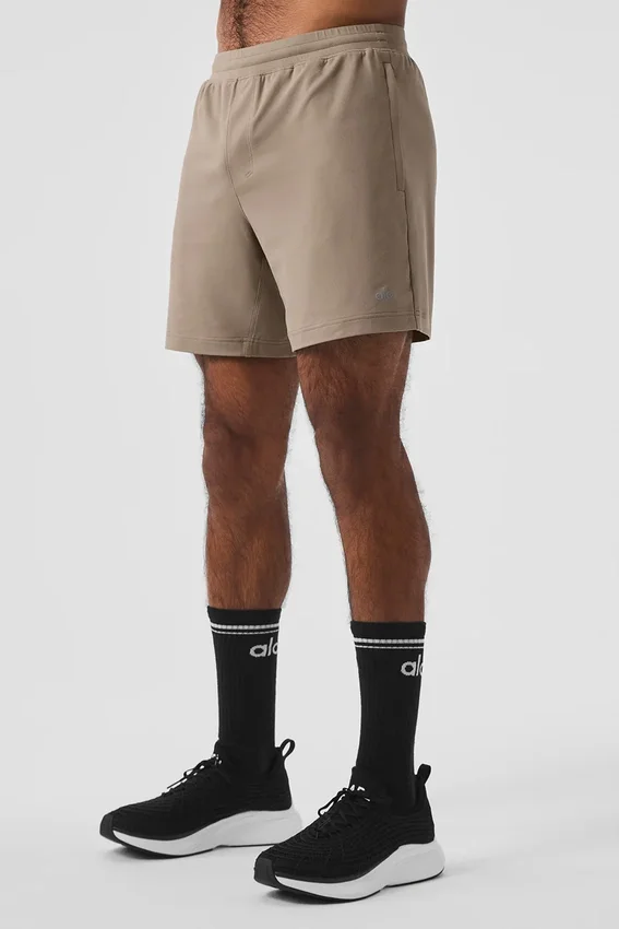 7" Conquer React Performance-korte broek - Gravel