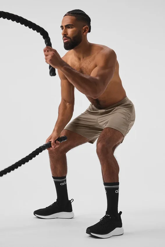 7" Conquer React Performance-korte broek - Gravel