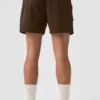 7" Crinkle Nylon Excursion Korte broek - Espresso