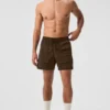 7" Crinkle Nylon Excursion Korte broek - Espresso
