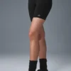7" High-Waist fietsbroekje – Zwart