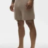 7" katoen-kasjmier Ever Soft-korte broek – Gravel
