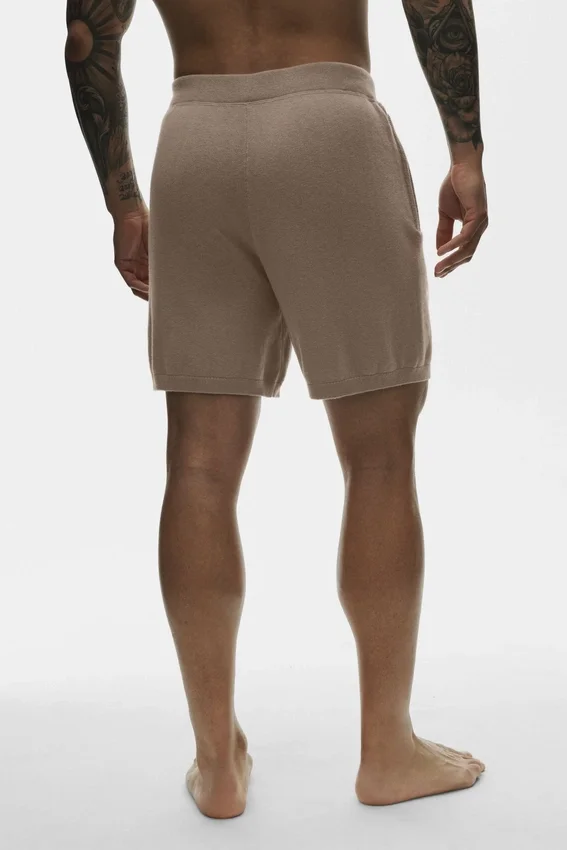 7" katoen-kasjmier Ever Soft-korte broek – Gravel