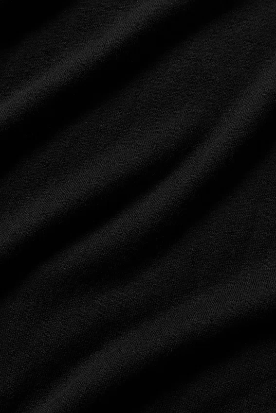 7" katoen-kasjmier Ever Soft-korte broek – Zwart