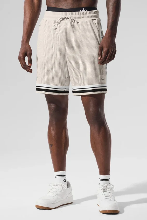 7" Key Mesh basketbalshort - Bone