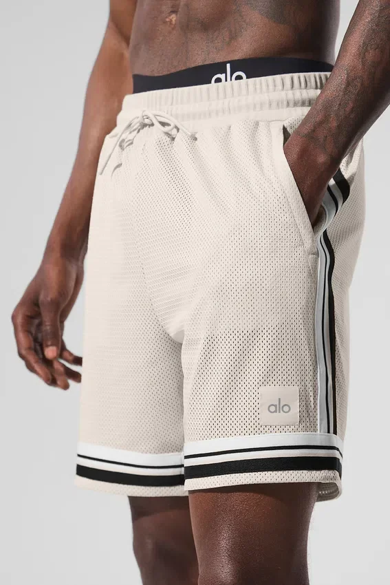 7" Key Mesh basketbalshort - Bone
