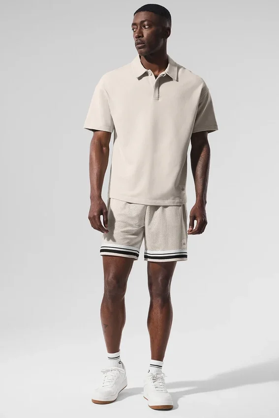 7" Key Mesh basketbalshort - Bone