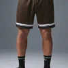 7" Key Mesh basketbalshort - Espresso