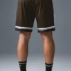 7" Key Mesh basketbalshort - Espresso