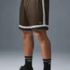 7" Key Mesh basketbalshort - Espresso