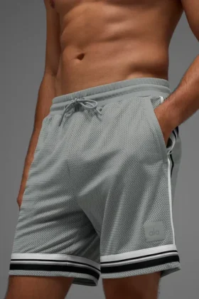 7″ Key Mesh basketbalshort – Lunar Grey