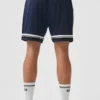 7" Key Mesh basketbalshort - marineblauw