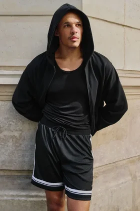 7" Key Mesh basketbalshort - Zwart