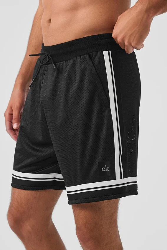 7" Key Mesh basketbalshort - Zwart