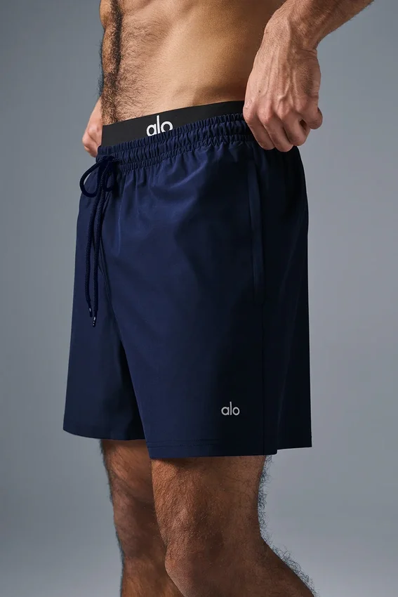 7" Korte broek - Marineblauw