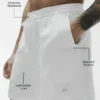 7" Linen Days-korte broek - Wit