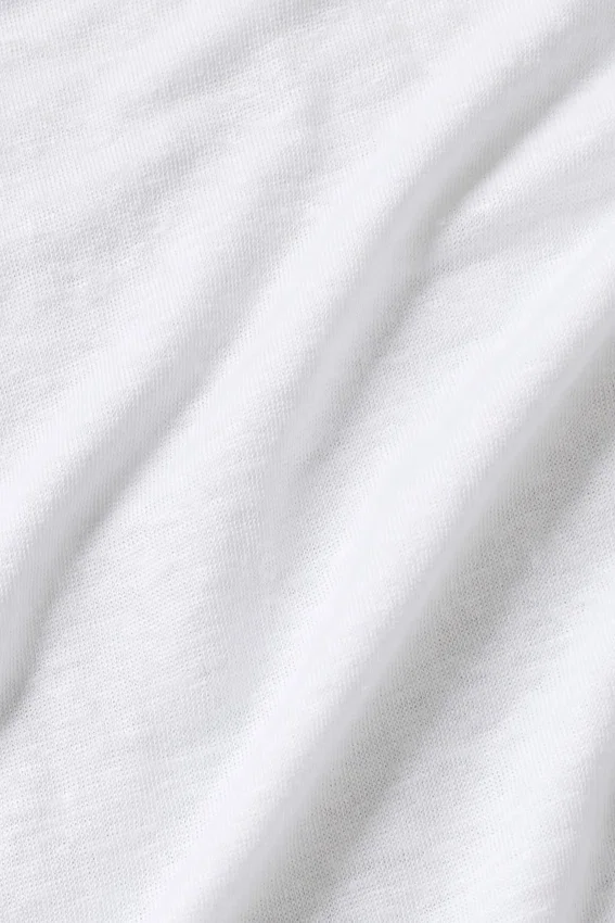 7" linnen jersey Coastal-korte broek - White