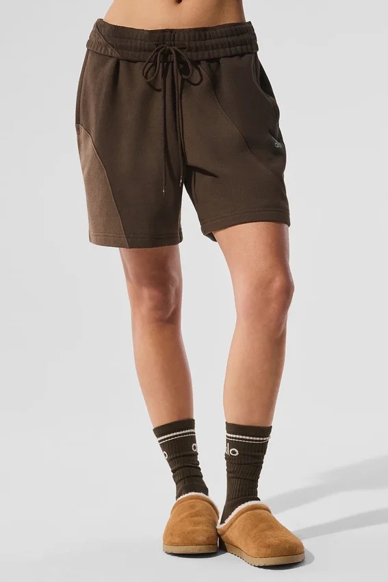 7" Make Waves-korte broek - Espresso Tonal