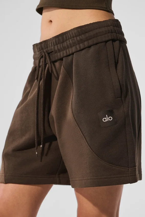 7" Make Waves-korte broek - Espresso Tonal