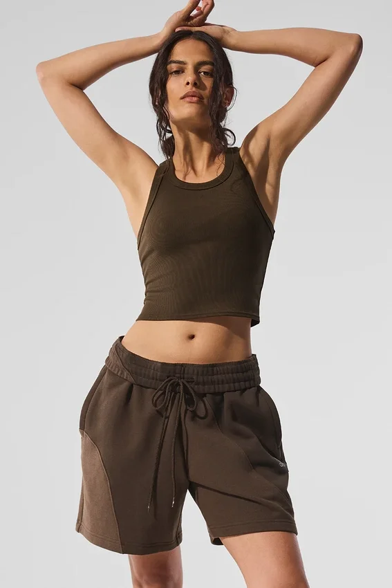 7" Make Waves-korte broek - Espresso Tonal