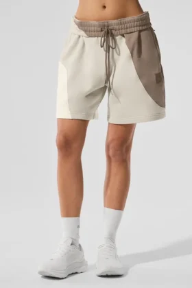 7" Make Waves-korte broek - ivoor/beige/grijs