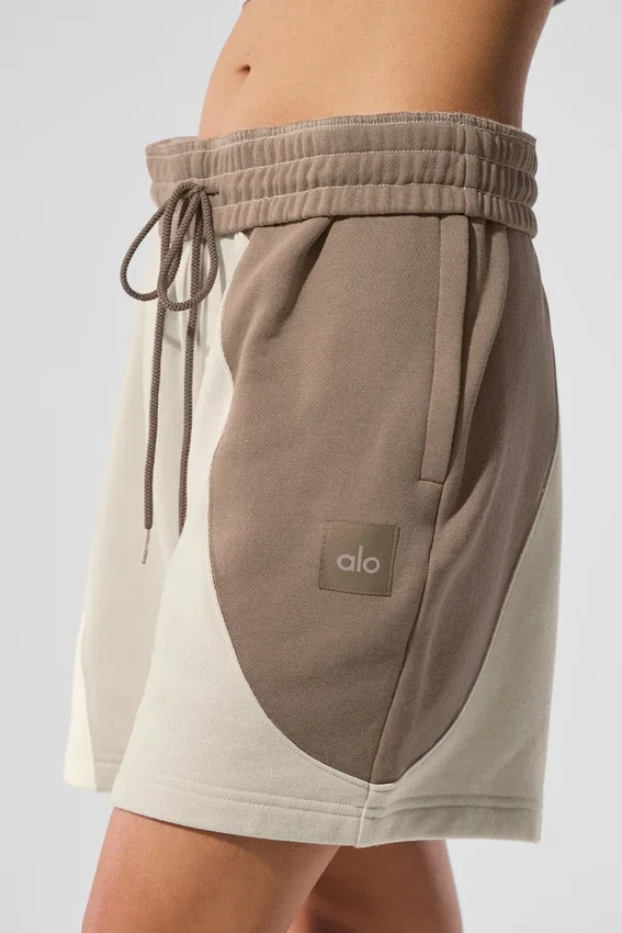 7" Make Waves-korte broek - ivoor/beige/grijs