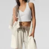 7" Make Waves-korte broek - ivoor/beige/grijs