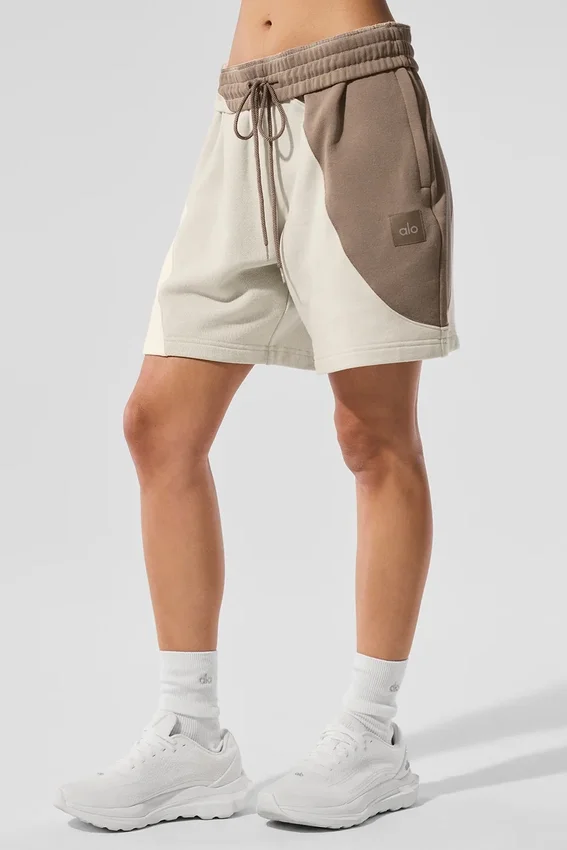 7" Make Waves-korte broek - ivoor/beige/grijs