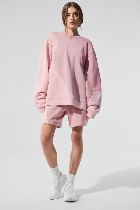 7" Make Waves-korte broek - Sunset Pink Tonal