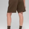 7" Pinstripe Korte broek - Espresso Pinstripe
