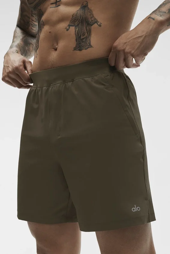 7" Repetition Korte broek - Olive Tree